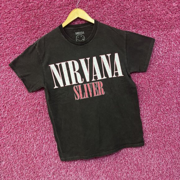 Nirvana Sliver Washes Cotton T-Shirt Small - Picture 3 of 4